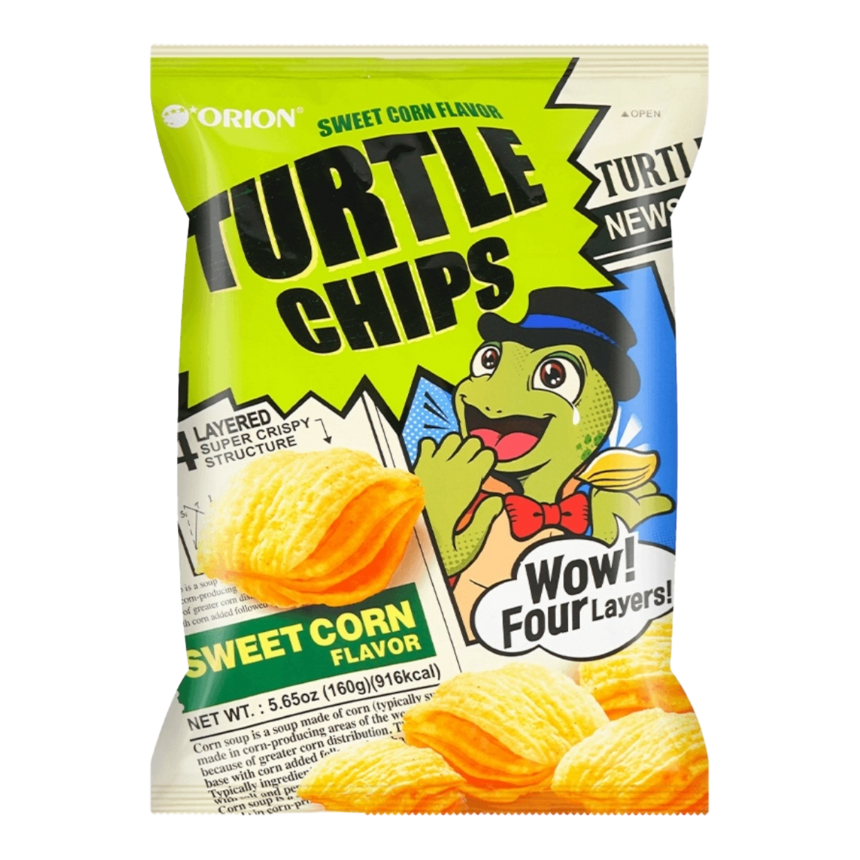 Orion Sweet Corn Turtle Chips