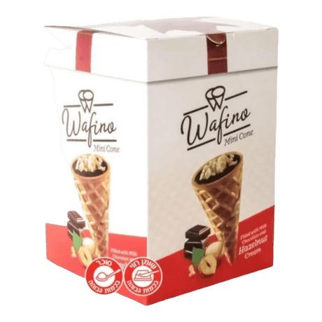 Wafino Mini Cone Hazelnut Cream Flavor (18x10g) - CrescentMarket