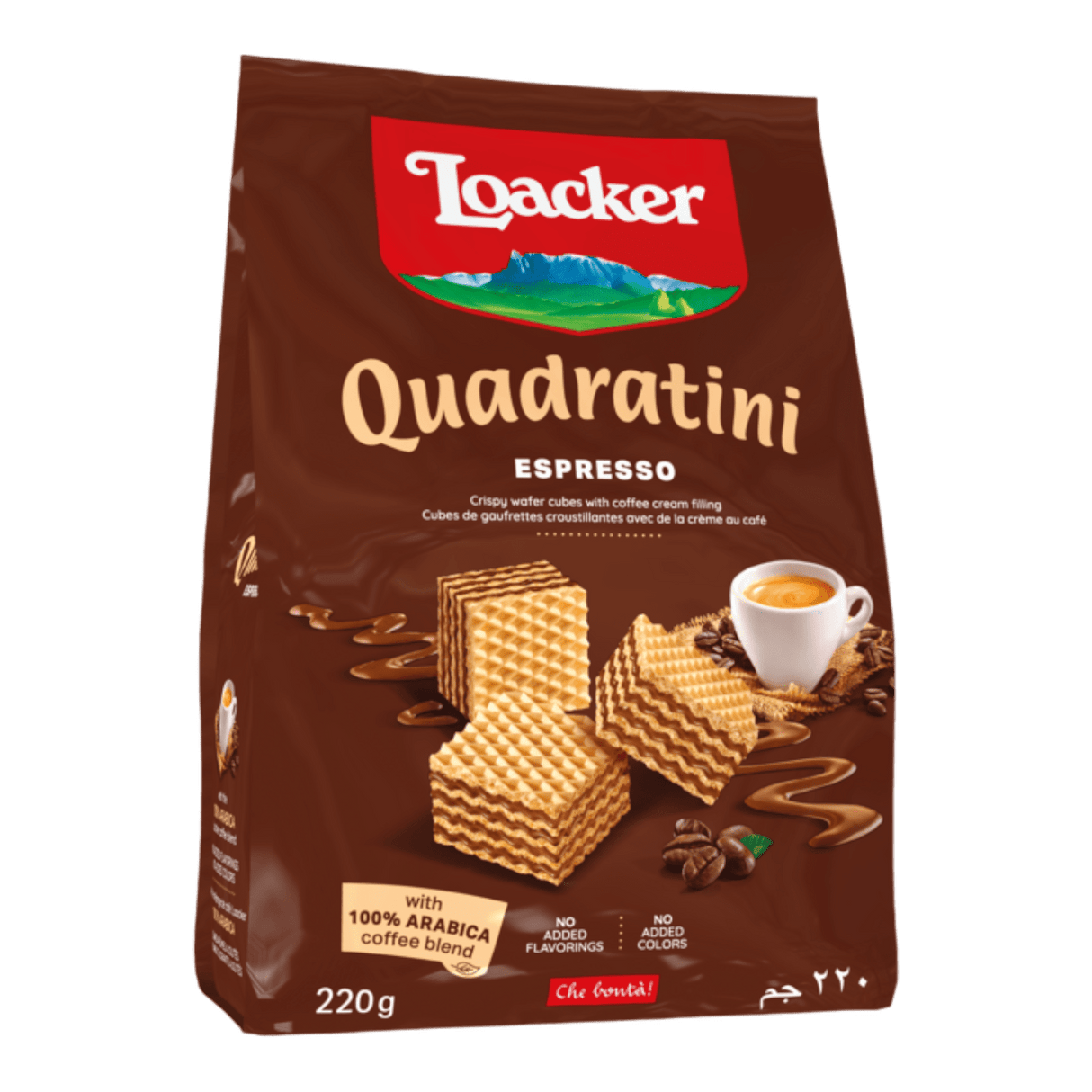 LOACKER Quadratini Expresso (220g) - CrescentMarket