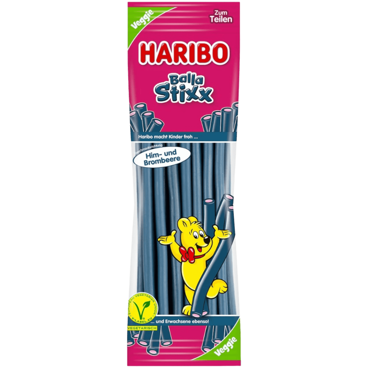 Haribo Black Berry&Raspberry Ropes - CrescentMarket