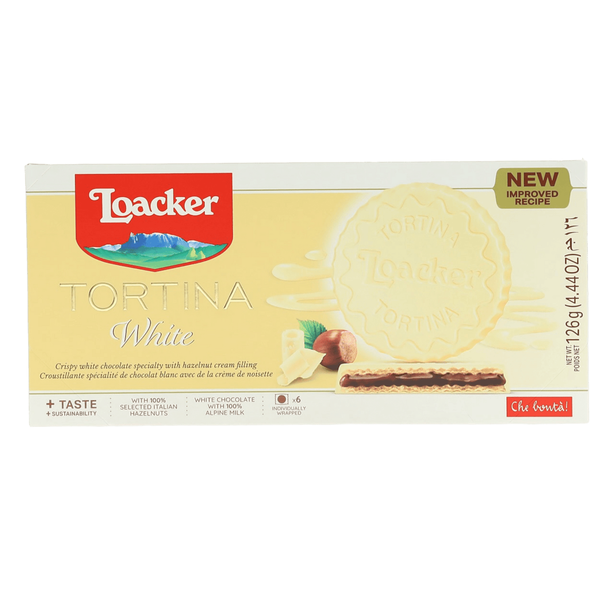 LOACKER Tortina White Chocolate (126g) - CrescentMarket