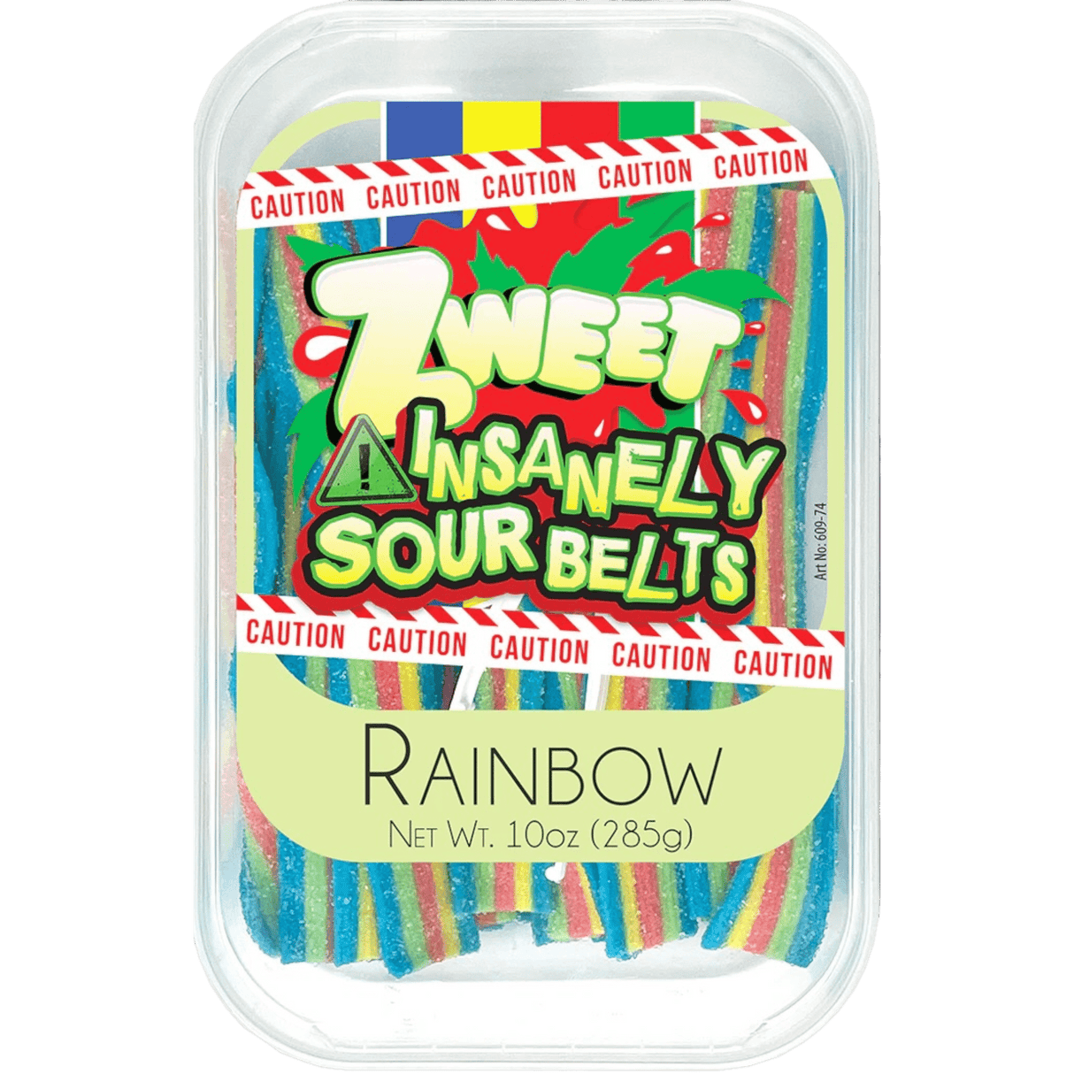 Zweet Insanely Sour Rainbow Belts - CrescentMarket