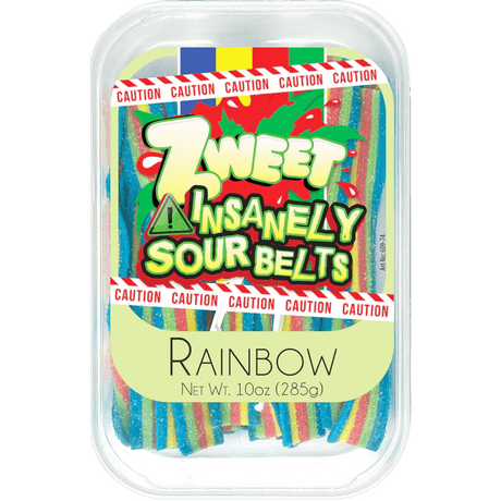 Zweet Insanely Sour Rainbow Belts - CrescentMarket