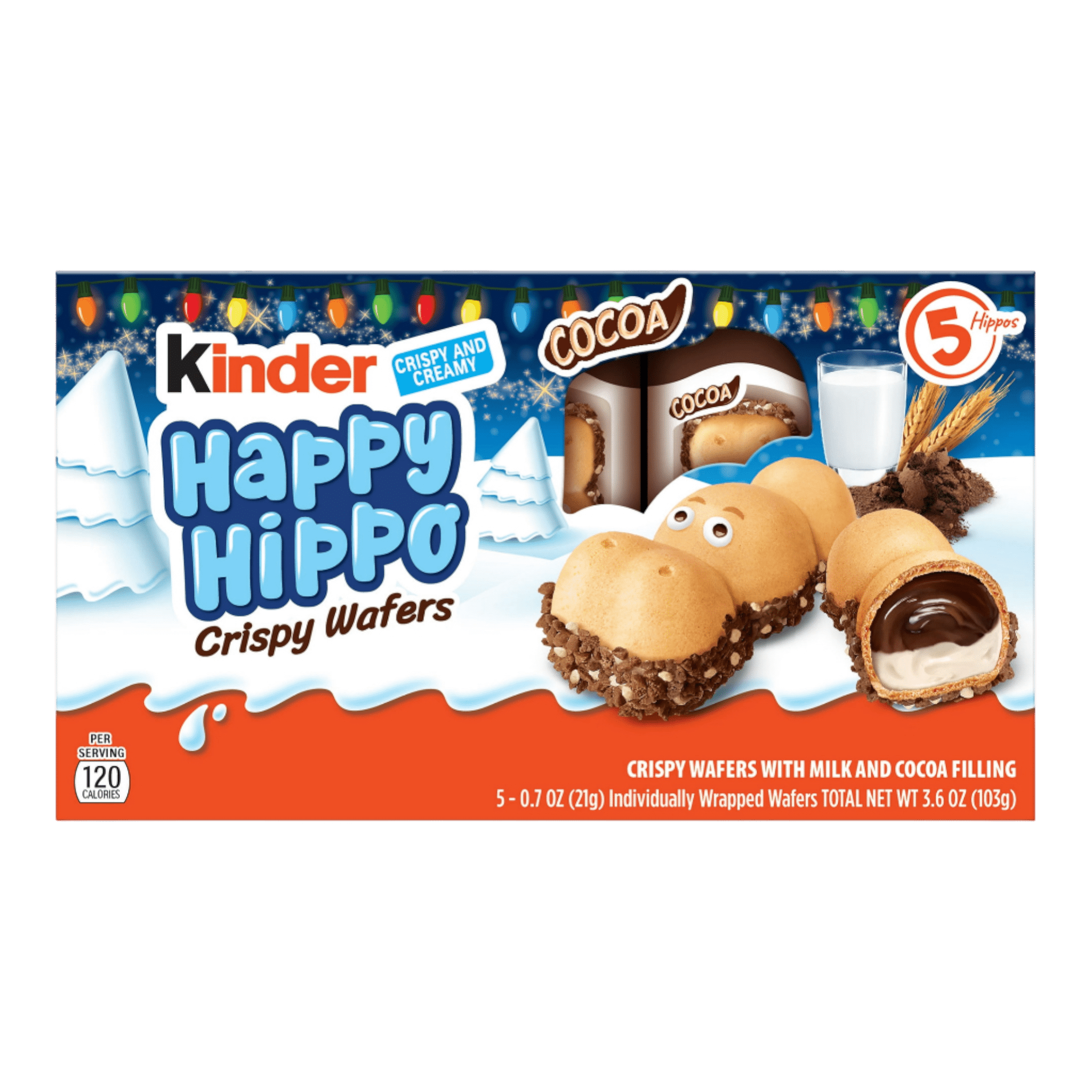 Kinder Happy Hippo Cacao 5x21g CrescentMarket