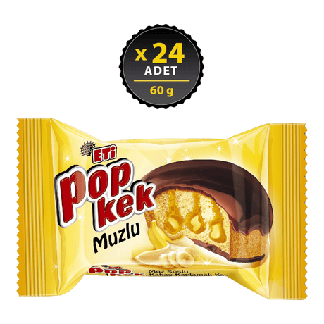 Eti Popkek with Banana (24ct x 45g) - CrescentMarket