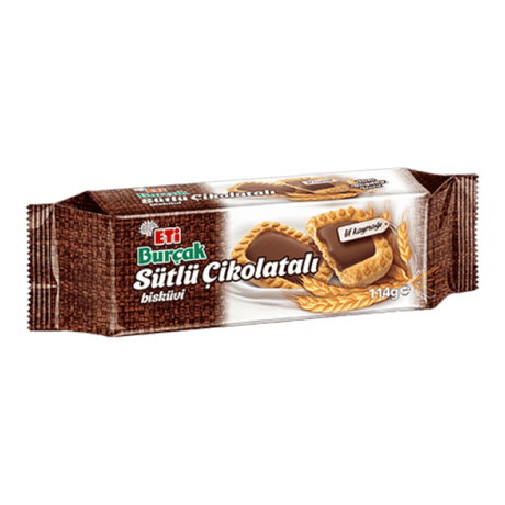 Eti Burcak Whole Wheat Chocolate Cookies (114g) - CrescentMarket
