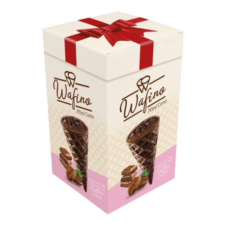 Wafino Mini Cone Coffee Cream Flavor (18x10g) - CrescentMarket
