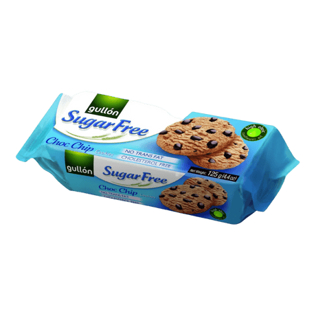 Gullon Sugar Free Chocolate Chip Cookies (125g) - CrescentMarket