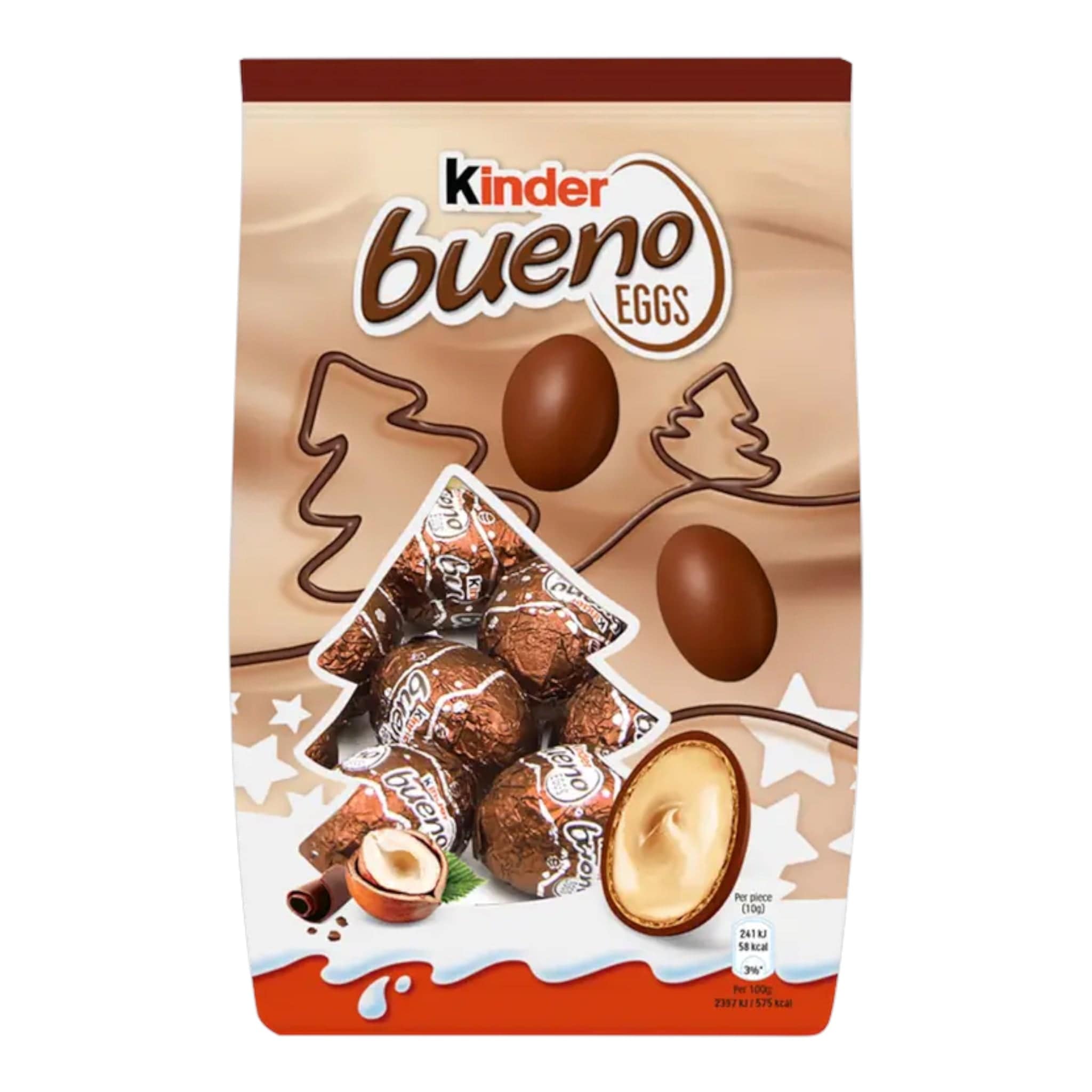 Kinder Bueno Milk Chocolate Holiday Eggs 8 Pack - World Market