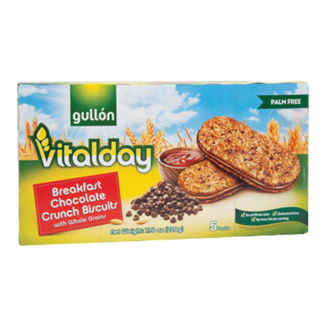 Gullon Vitalday Breakfast Chocolate Crunch Biscuits - CrescentMarket