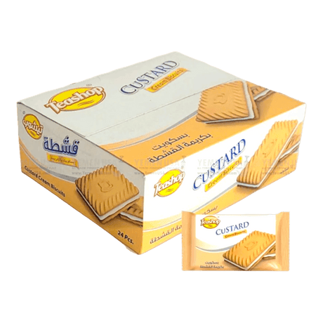 Teashop Custard Cream Biscuits - CrescentMarket
