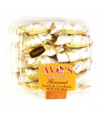 Gourmet French Cookies Fingers Walnut - CrescentMarket