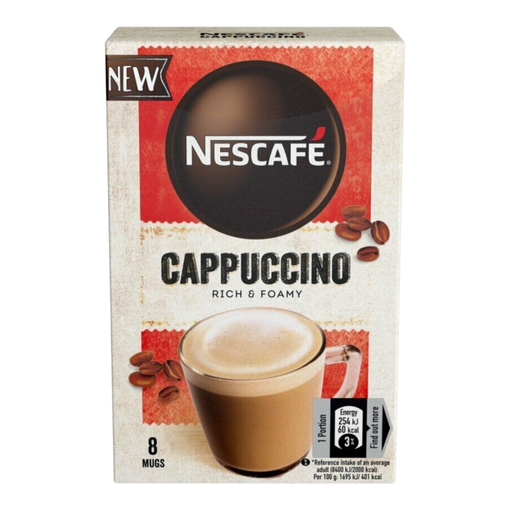 Nescafe Cappuccino rich & Foamy (8 sticks) – CrescentMarket