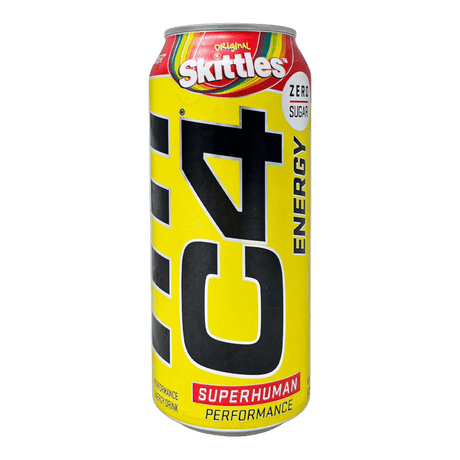 C4 Skittles Energy Drink 16oz - CrescentMarket