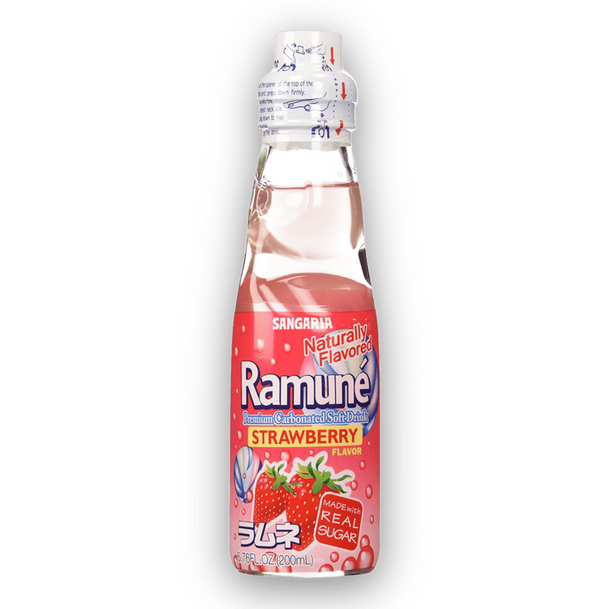 Ramune Strawberry Drink - CrescentMarket