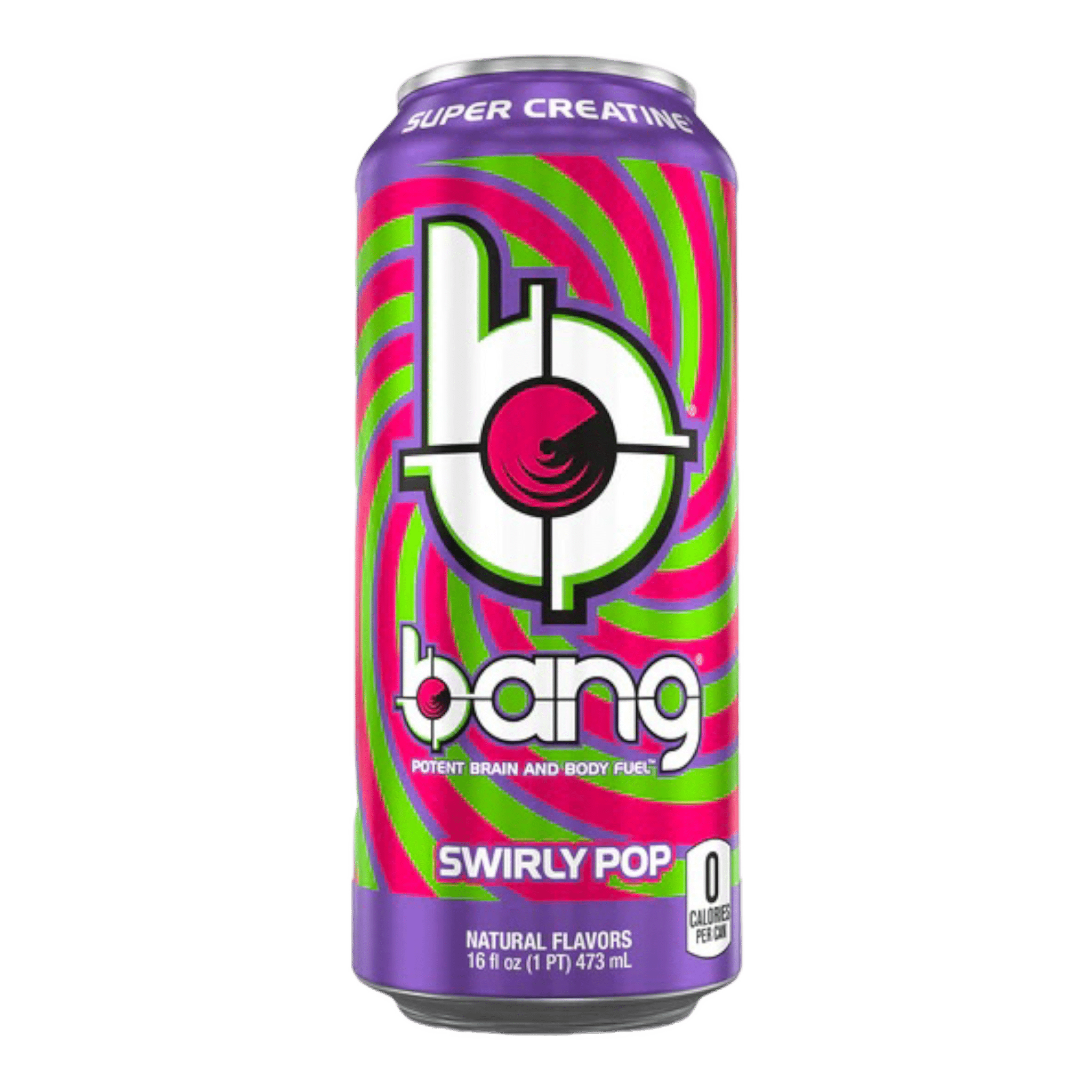 Bang Swirly Pop Energy Drink 16oz CrescentMarket