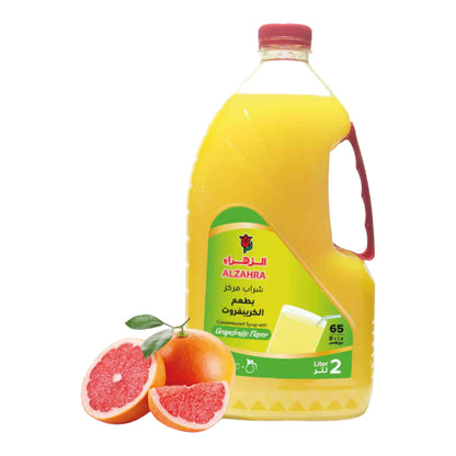 AlZahra Concentrated Syrups (2Liter)