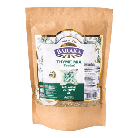 Baraka Thyme Zaatar Mix in Bag 500gr - CrescentMarket