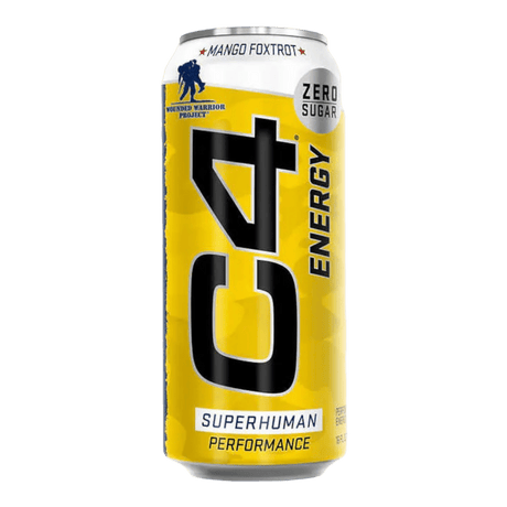 C4 Mango Foxtrot Energy Drink 16oz - CrescentMarket