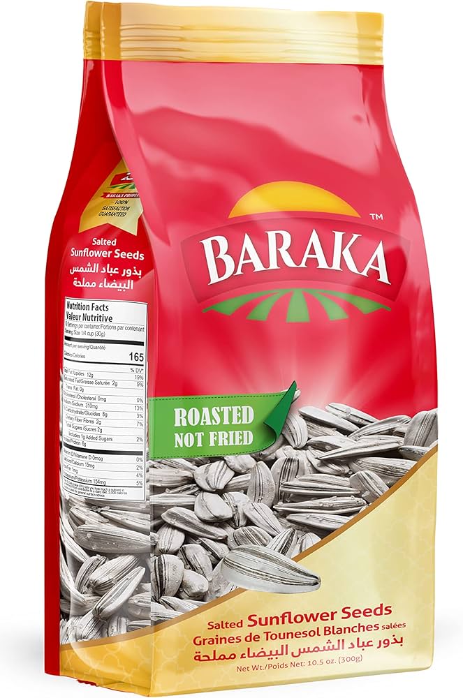 Baraka white roasted sunflower seeds