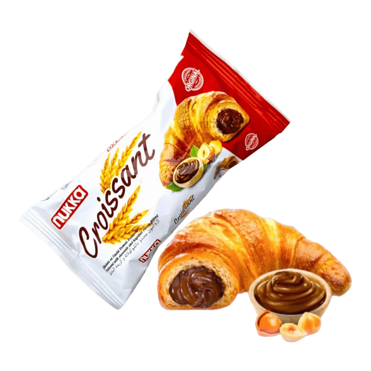 Nukka Hazelnut Cream Croissant (6Pcs) - CrescentMarket