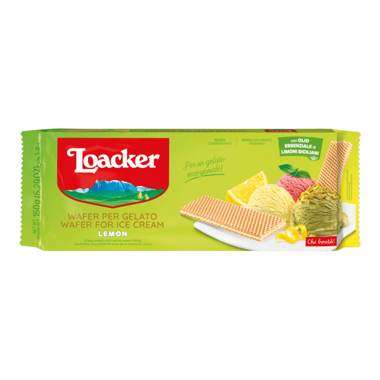 LOACKER Ice Cream Lemon Gelato (150g) - CrescentMarket