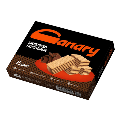 Canary Cocoa Cream Filled Wafers (24x65g) - CrescentMarket