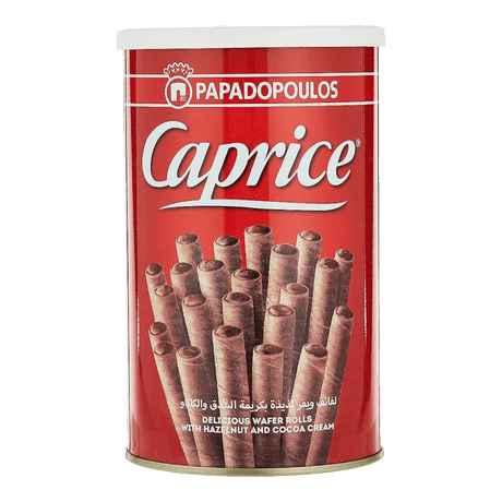 Caprice Hazelnut Chocolate Wafer Rolls (250g) - CrescentMarket