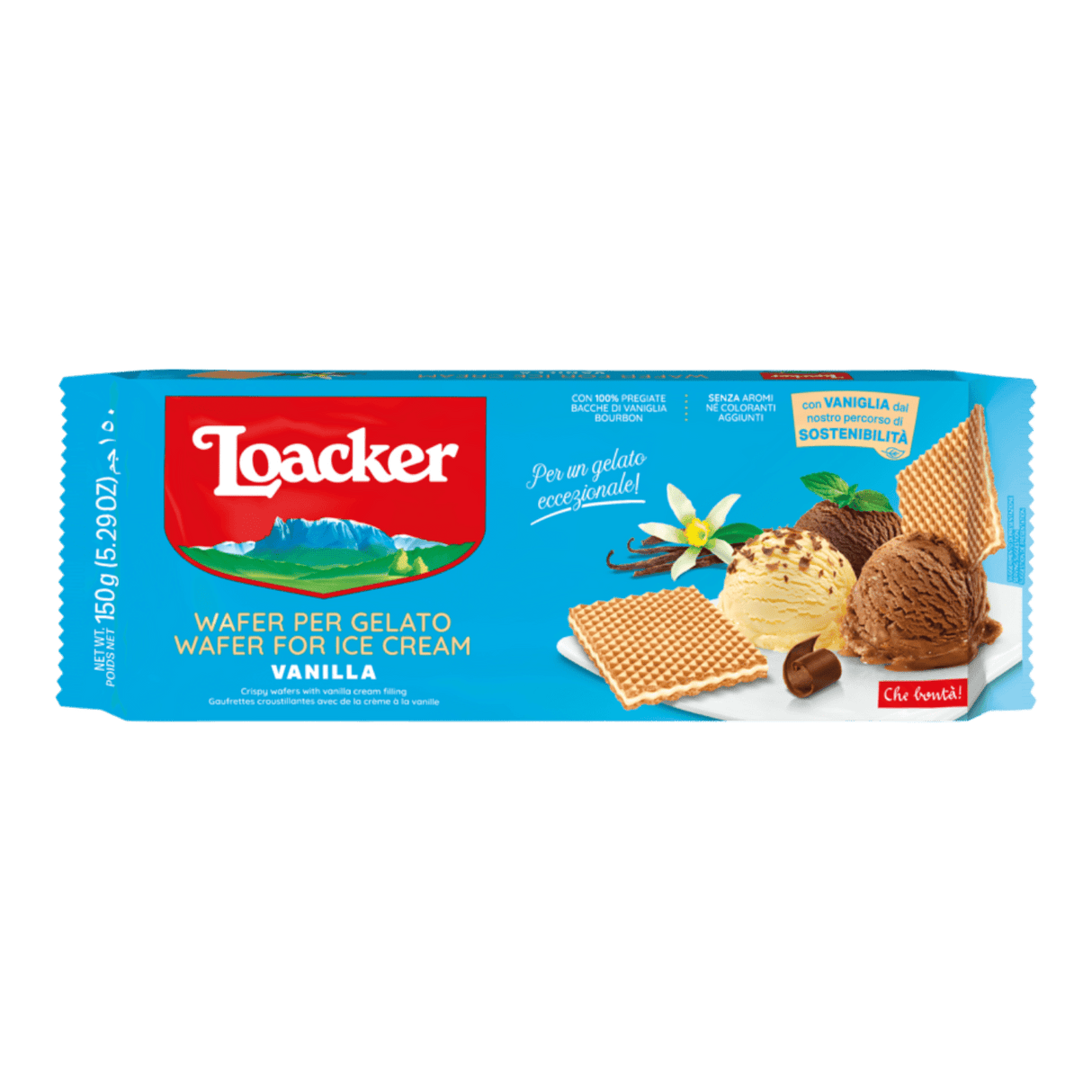 LOACKER Ice Cream Vanilla Gelato (150g) - CrescentMarket