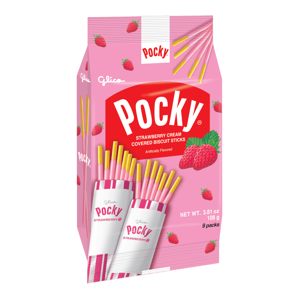 Pocky Strawberry Cookies Share Size (7x22g) - CrescentMarket