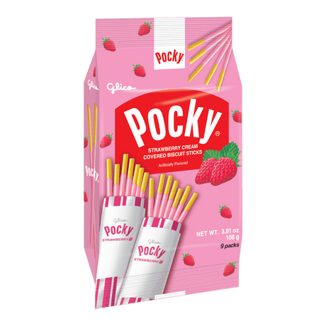 Pocky Strawberry Cookies Share Size (7x22g) - CrescentMarket