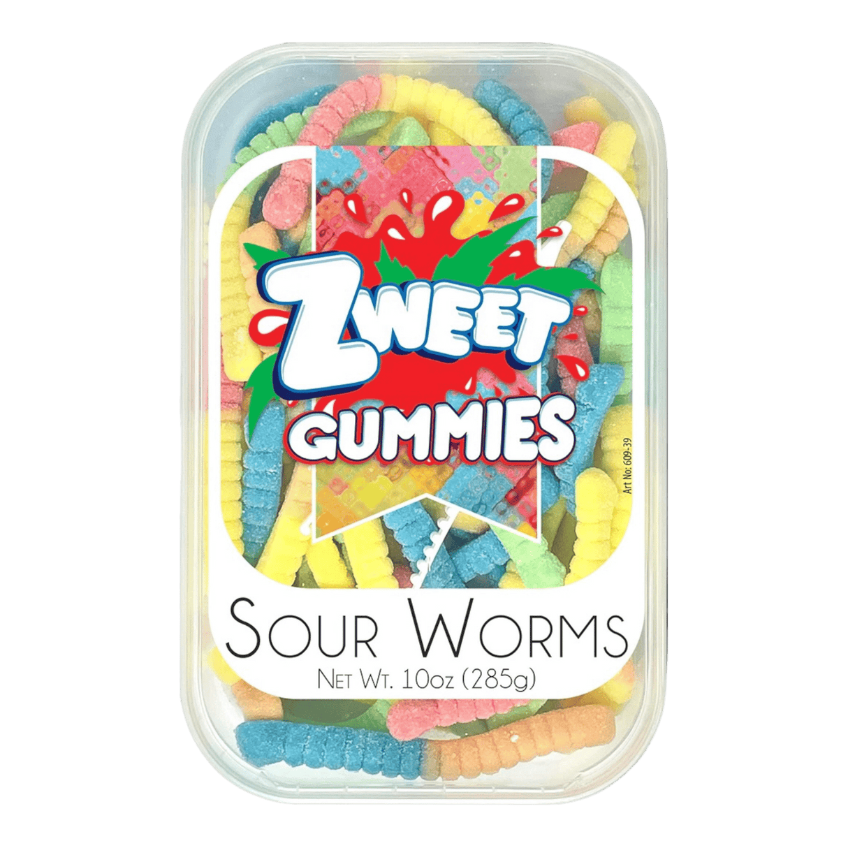 Zweet Gummy Sour Worms - CrescentMarket