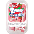 Zweet Sour Belts Strawberry Cream - CrescentMarket