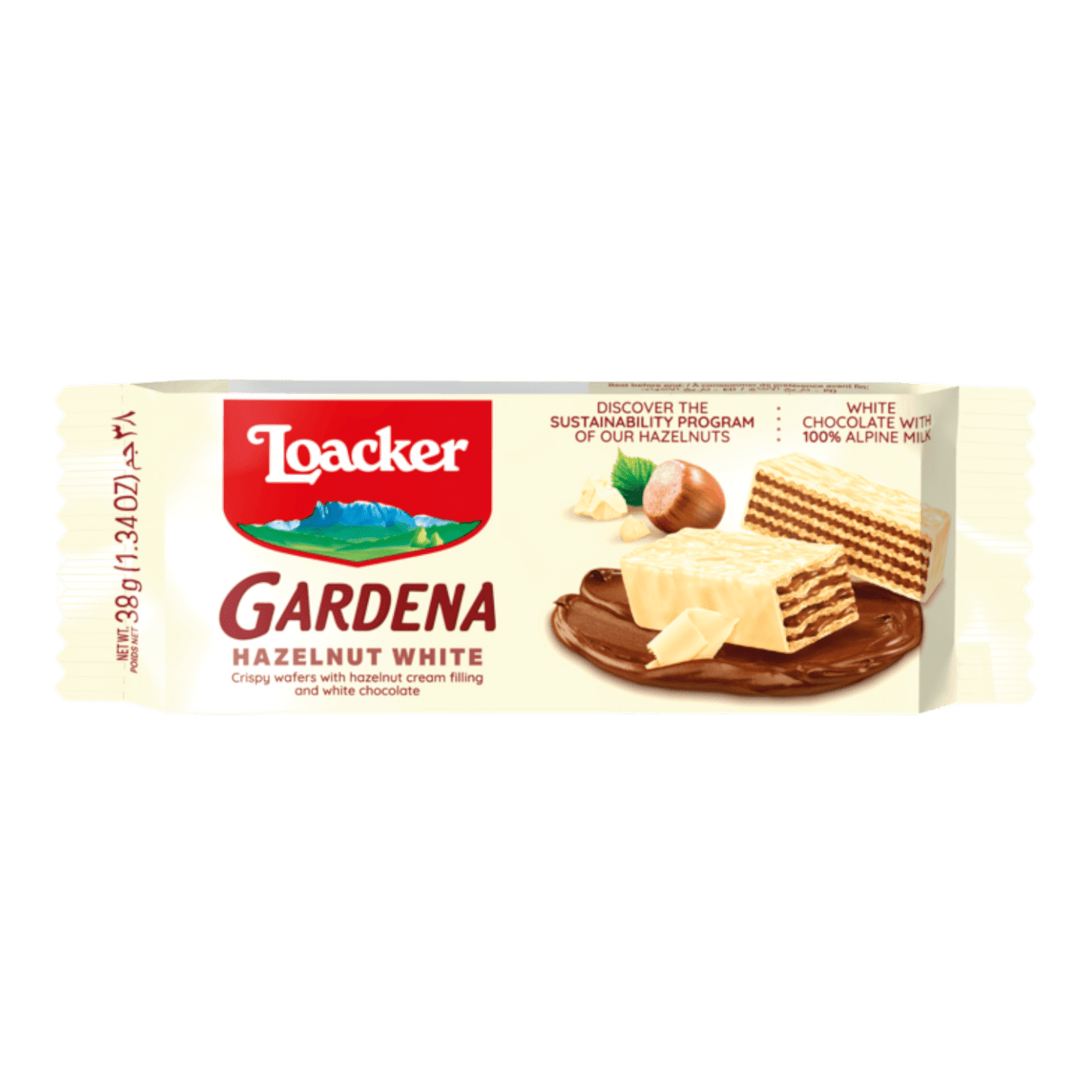 LOACKER Gardena White Hazelnut Wafers - CrescentMarket