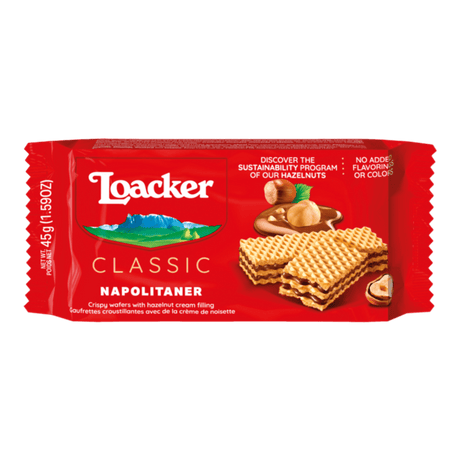 LOACKER Classic Hazelnut Wafers - CrescentMarket