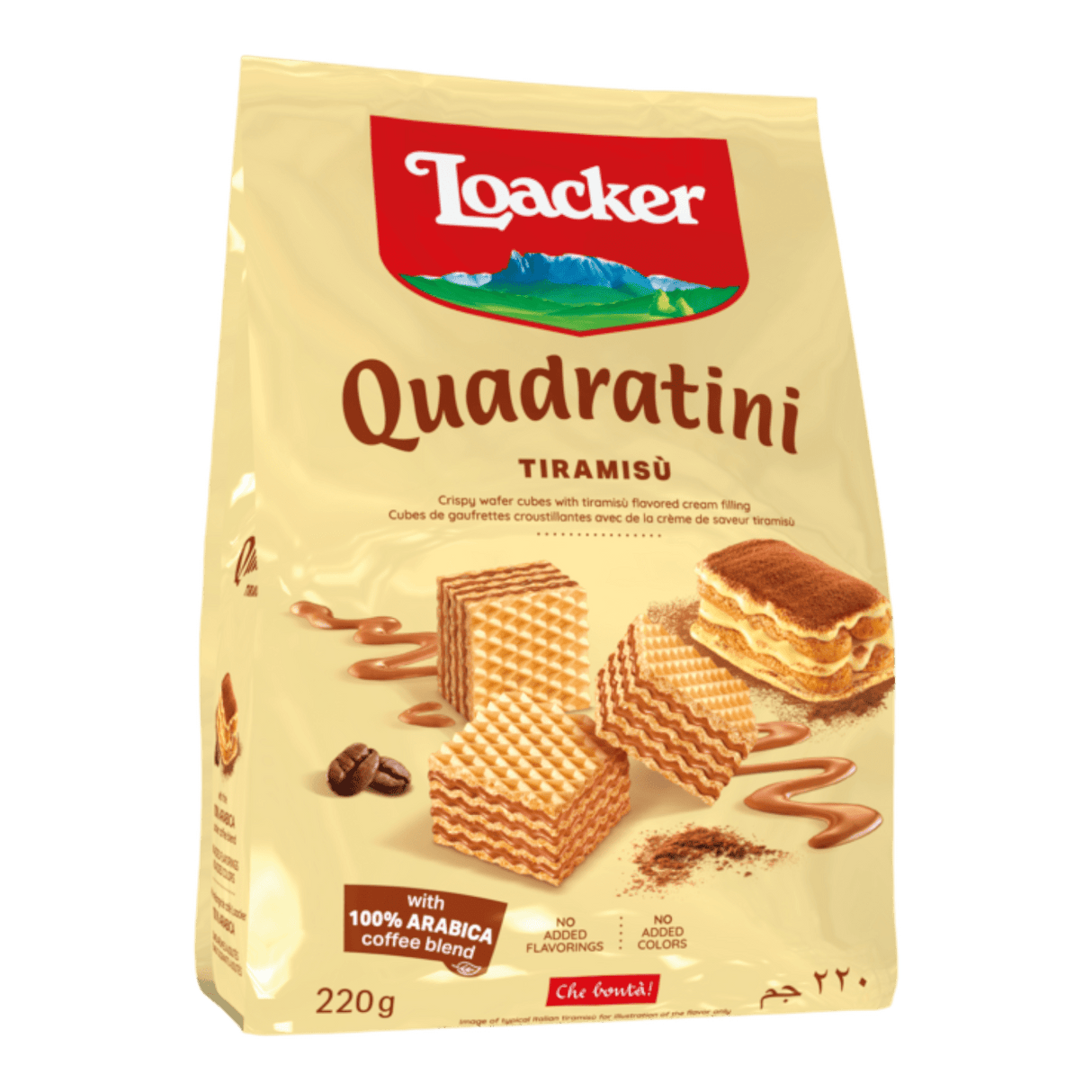 LOACKER Quadratini Tiramisu (220g) - CrescentMarket