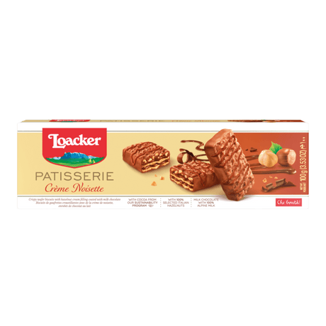 LOACKER Patisserie Crème Noisette (100g) - CrescentMarket