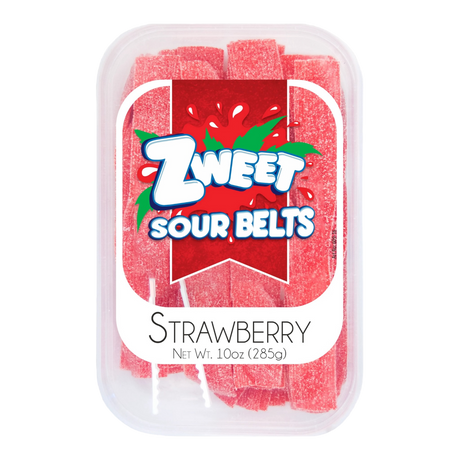 Zweet Sour Belts Strawberry - CrescentMarket