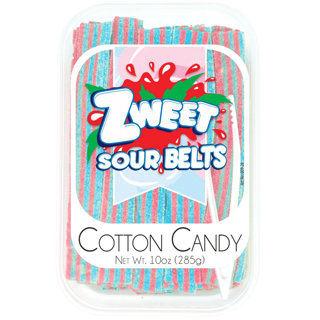 Zweet Sour Belts Cotton Candy - CrescentMarket