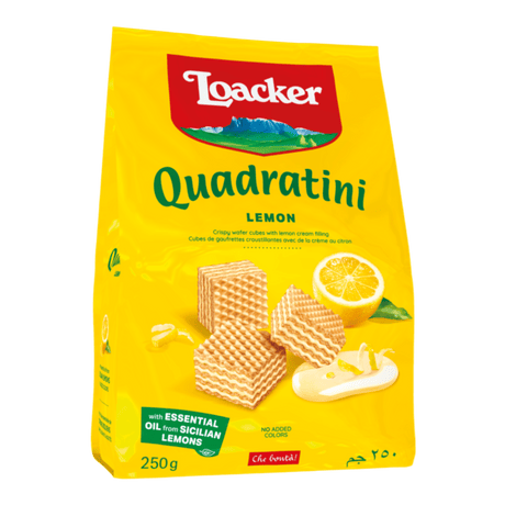 LOACKER Quadratini Lemon (250g) - CrescentMarket