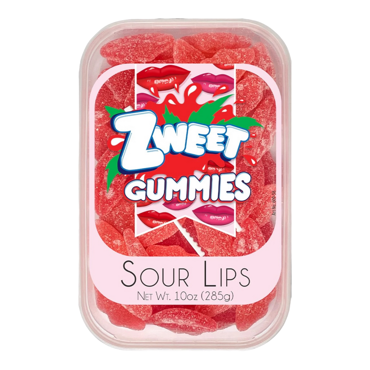 Zweet Gummy Sour Lips - CrescentMarket