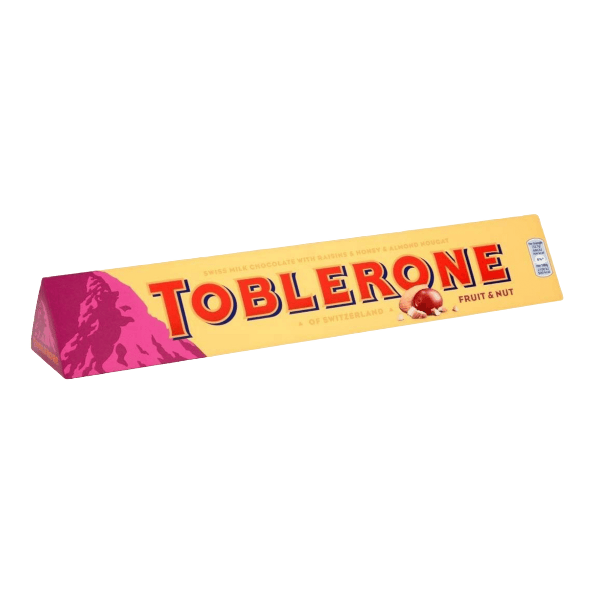 Toblerone Milk Chocolate Raisins Honey & Almond Nougat - CrescentMarket