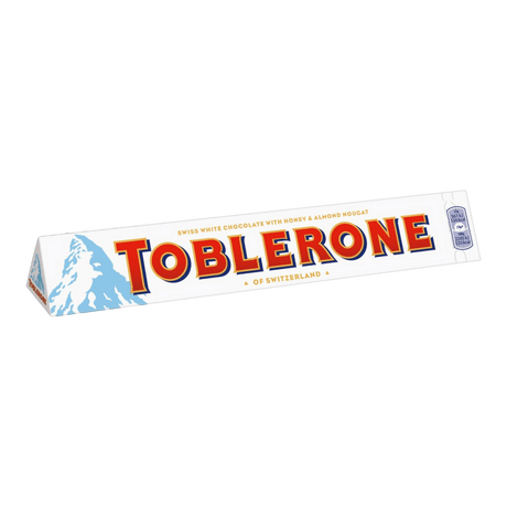 Toblerone White Chocolate Honey & Almond Nougat - CrescentMarket