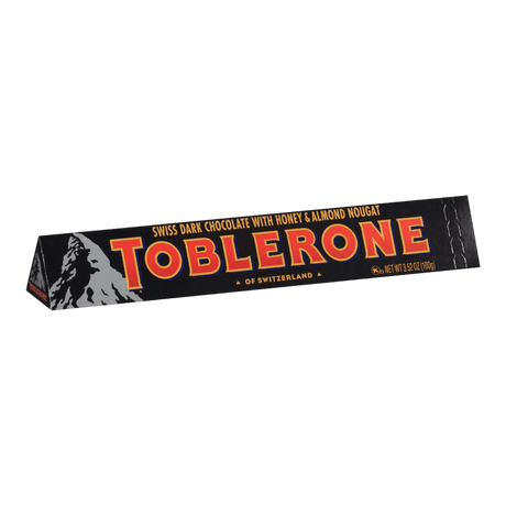 Toblerone Dark Chocolate Honey & Almond Nougat (100g) - CrescentMarket