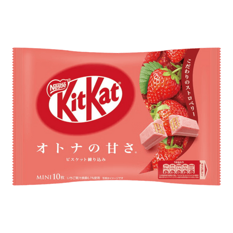 Nestle Japanese KitKat Minis Strawberry (124g) - CrescentMarket