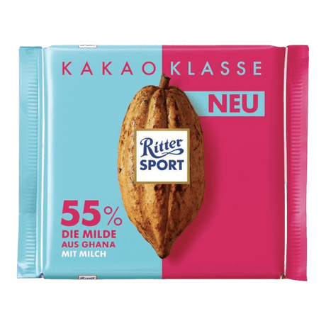 Ritter Sport 55% Die Milde Chocolate (100g) - CrescentMarket