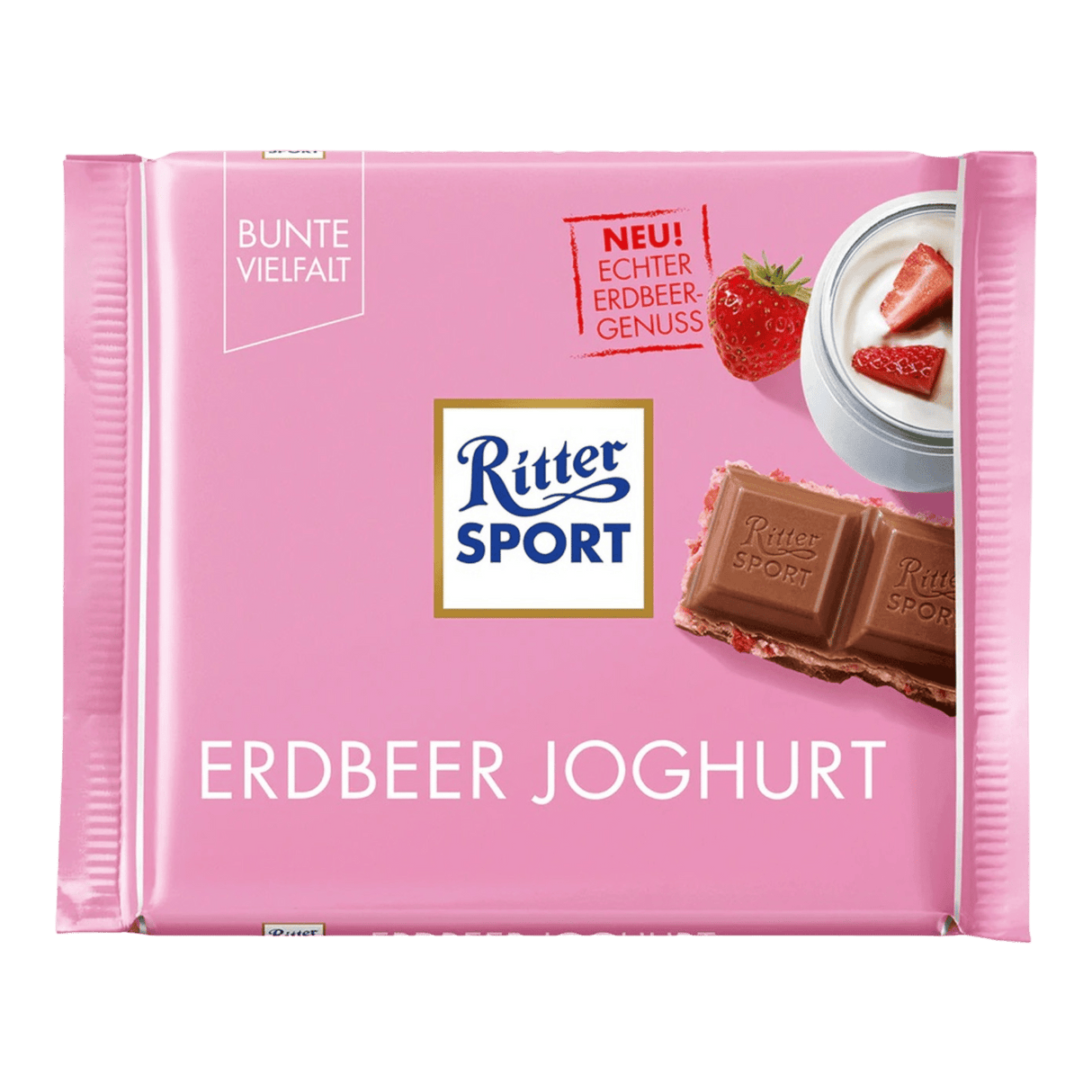 Ritter Sport Erdbeer Joghurt Chocolate (100g) - CrescentMarket