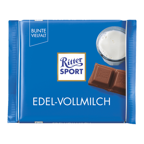 Ritter Sport Edel-Vollmilch Chocolate (100g) - CrescentMarket