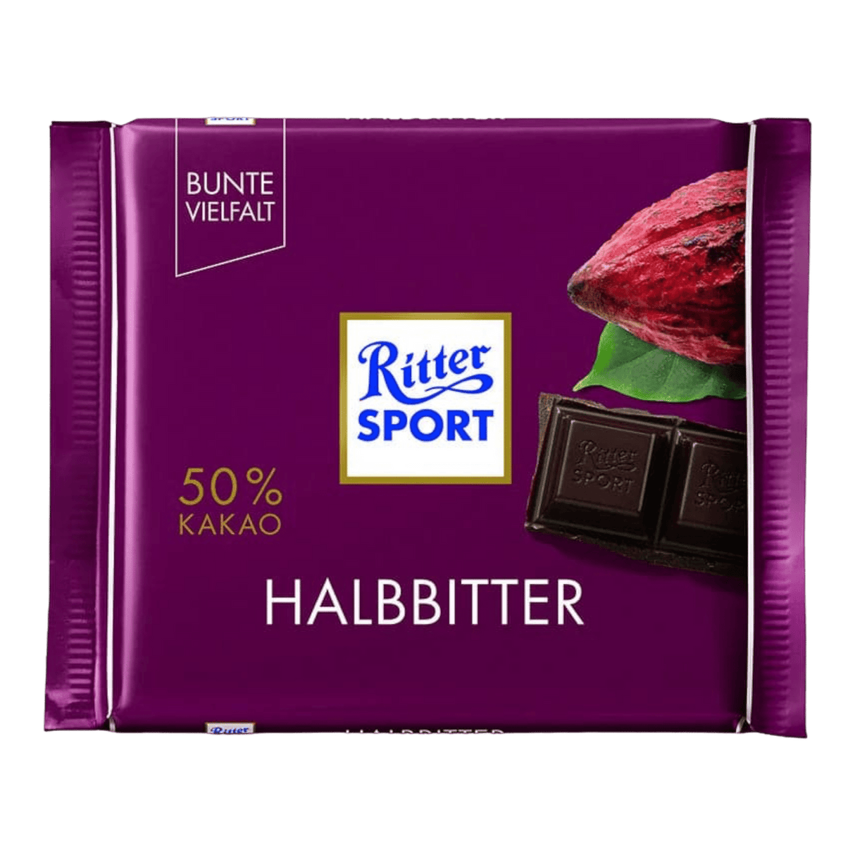 Ritter Sport Halbbitter Chocolate (100g) - CrescentMarket