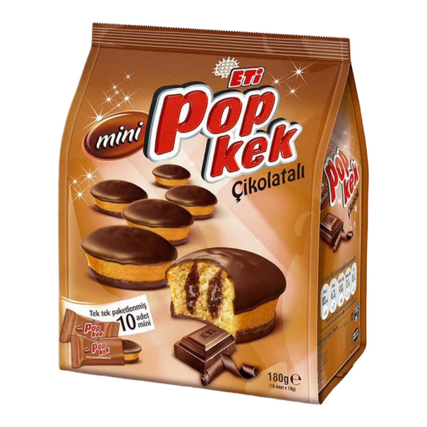 Eti Pop Kek Chocolate Mini (144g)